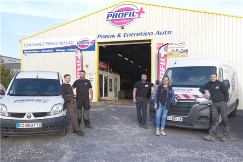 Pneus auto moto et utilitaire, agricole, entretien des véhicules, Challenge pneus Millau Groupe Profil Plus